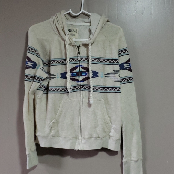 Billabong Girls Zip Up Hoodie Sz L - Picture 2 of 6